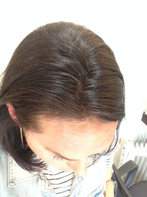 after pic for hairprint showing no gray hair anymore