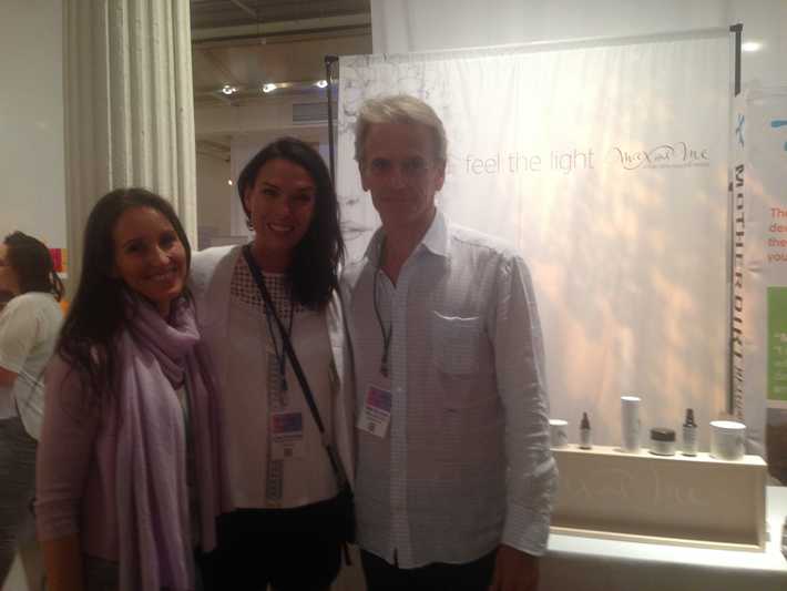 me with the founders and creators of max and me skincare at the indie beauty expo