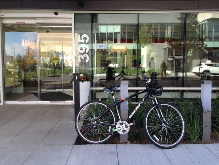 the bike rentals at the boston element hotel in the seaport