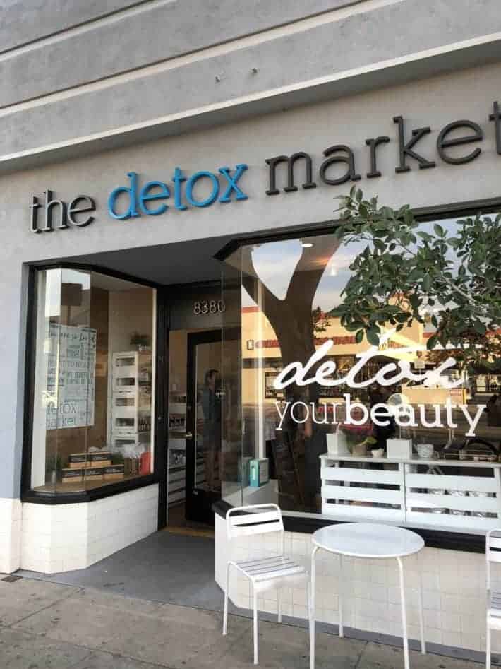 the detox market LA storefront 