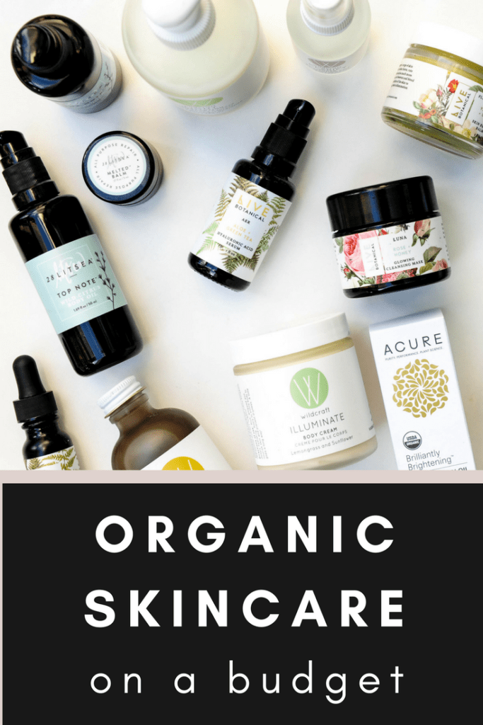 organic skincare on a budget