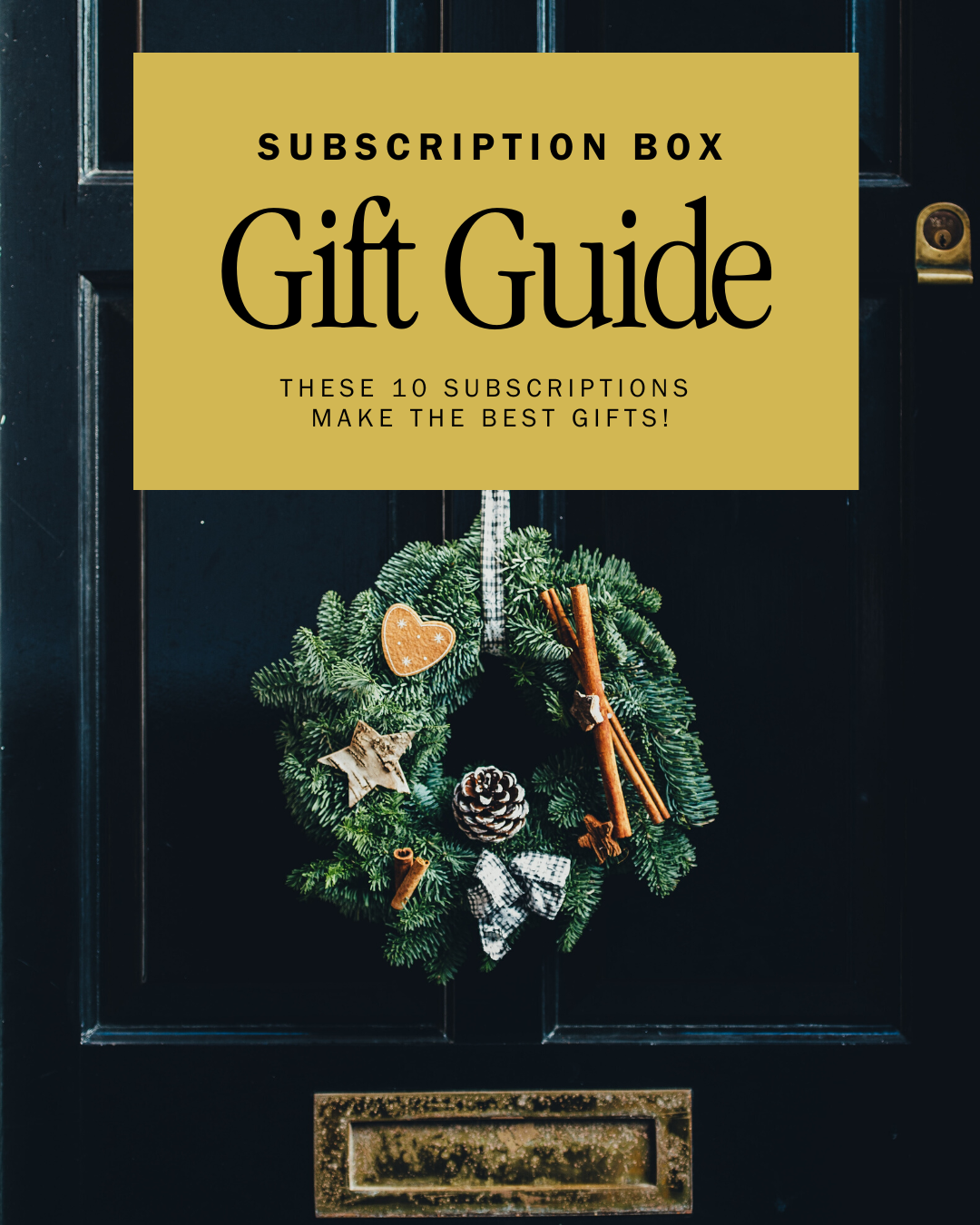 Subscription Box Gift Guide Cover Image