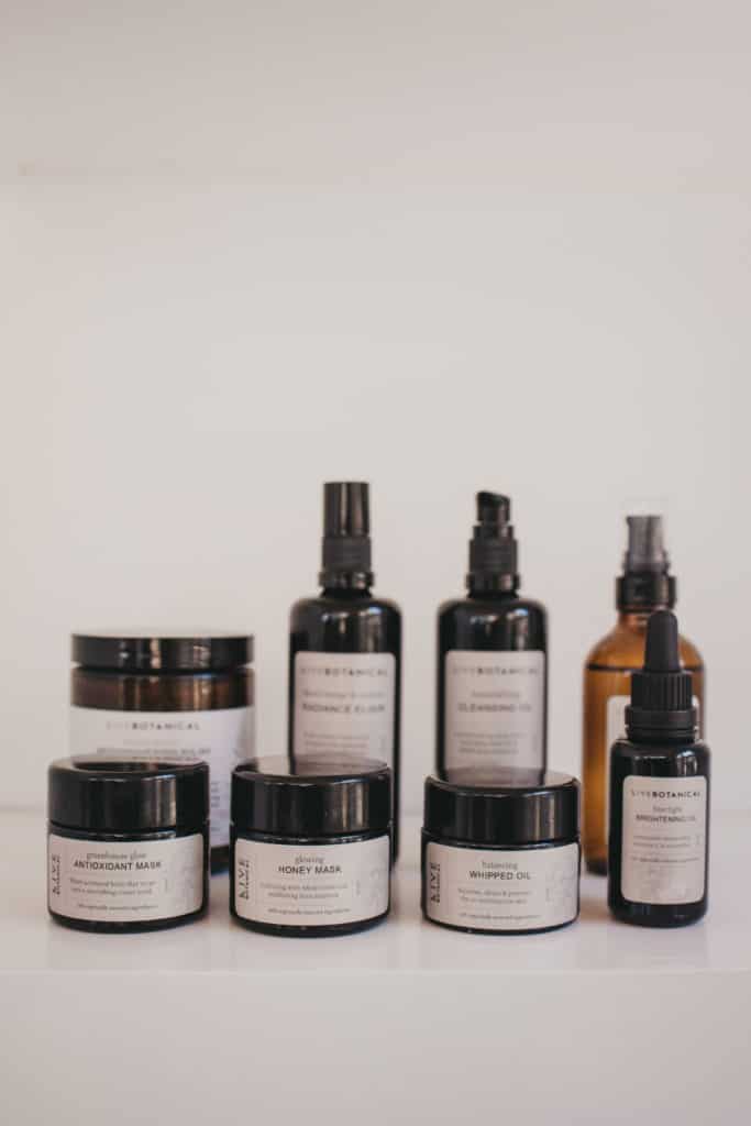 8 products from the LIVE BOTANICAL line