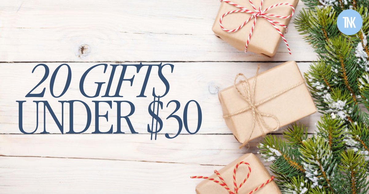 Holiday Gift Guide no. 1 - Gifts For Her Under $30 - Love Grows Wild