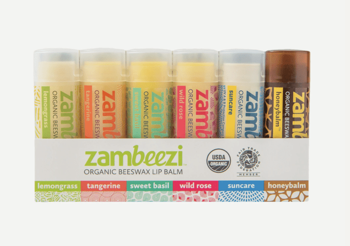 zambeezi lip balm variety pack