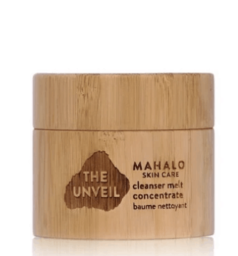 Jar of Mahalo Skincare The Unveil cleanser concentrate