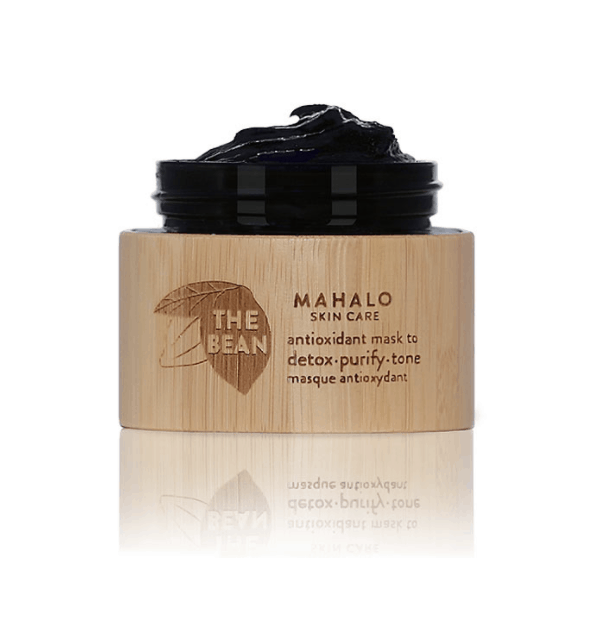 jar of The Bean by Mahalo face mask
