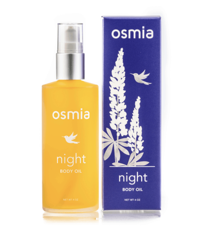 4oz bottle of Osmia Night Body OIl