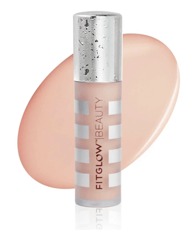 bottle of Fitglow Beauty Correct+ in Peach Color corrector