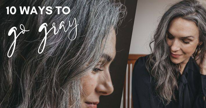 Growing Out Gray Hair: 10 Ways to Go Gray | The New Knew