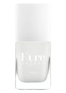 A bottle of Kure Bazaar French White nail polish.