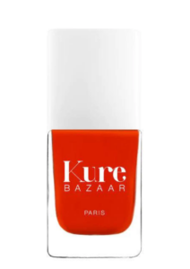 A bottle of Kure Bazaar Lipstick nail polish.