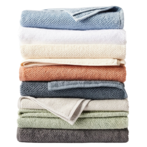 a stack of towels