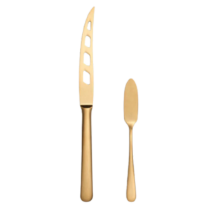 A cheese knife set