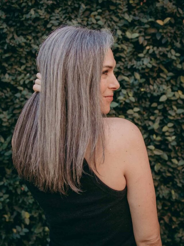 Lisa fab shot gray hair