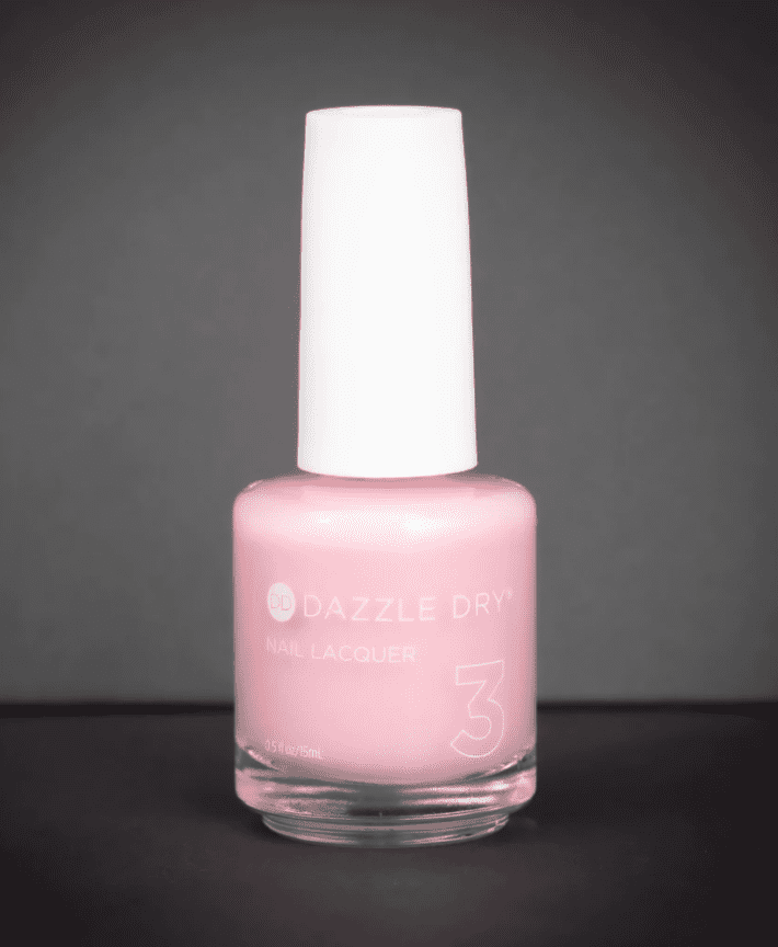 a bottle of dazzle dry pinkies up nail polish