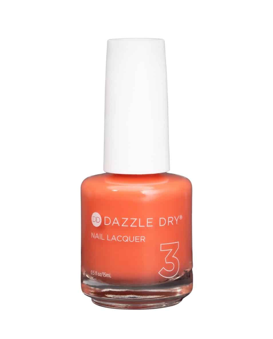 a bottle of dazzle dry nail polish in Oh My!