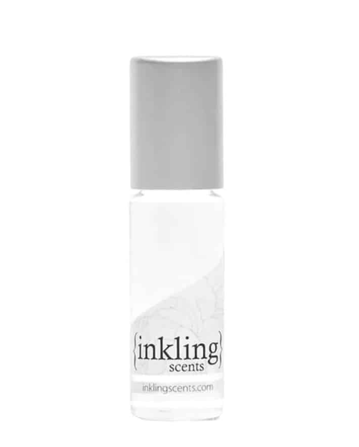 a roller bottle of inkling scents roller in sultry