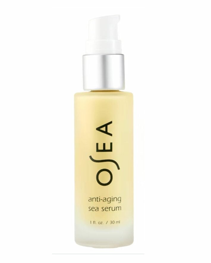 A 1 fl oz. sized bottle of osea anti-aging sea serum.