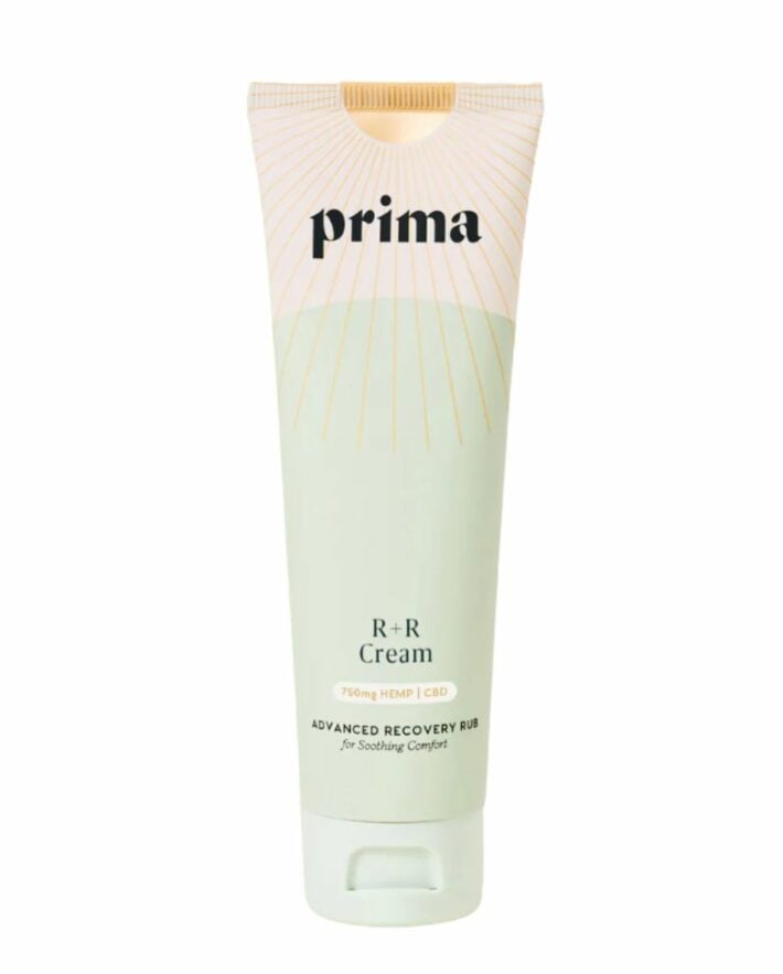 a product shot of Prima's R+R cream