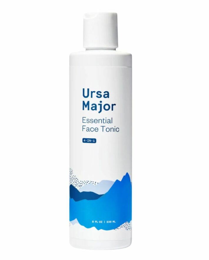 a bottle of ursa major face tonic