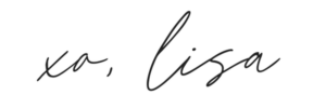 Cursive Lisa signature