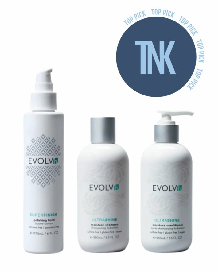 A trio of hair products from EVOLVh in a row. 