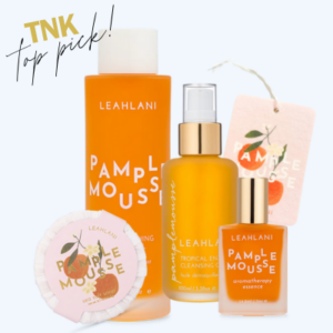 A collection of Pamplemousse products.