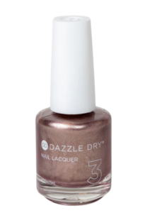 A bottle of Dazzle Dry Starstruck Nail polish.