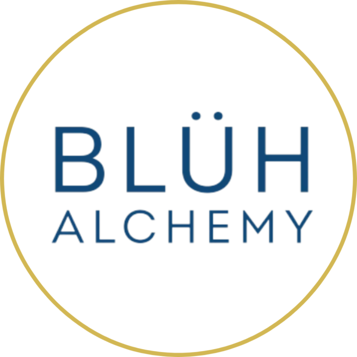 the bluh alchemy skincare brand logo