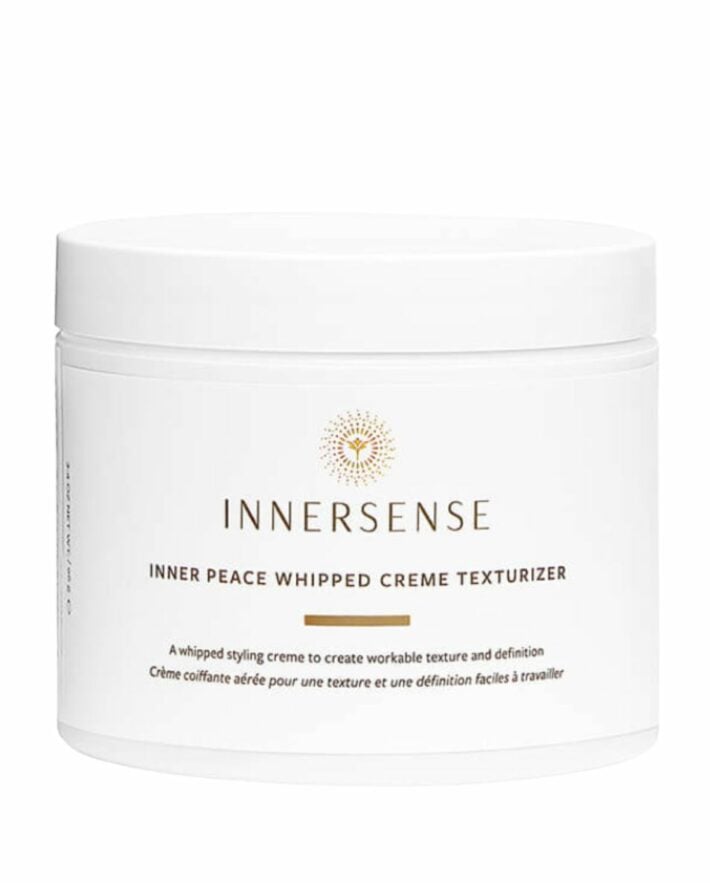 A tub of Innersense whipped creme texturizer