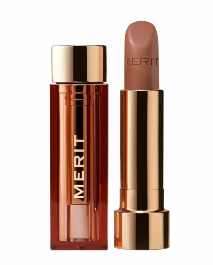 MERIT Beauty Signature Lip Lightweight Lipstick.