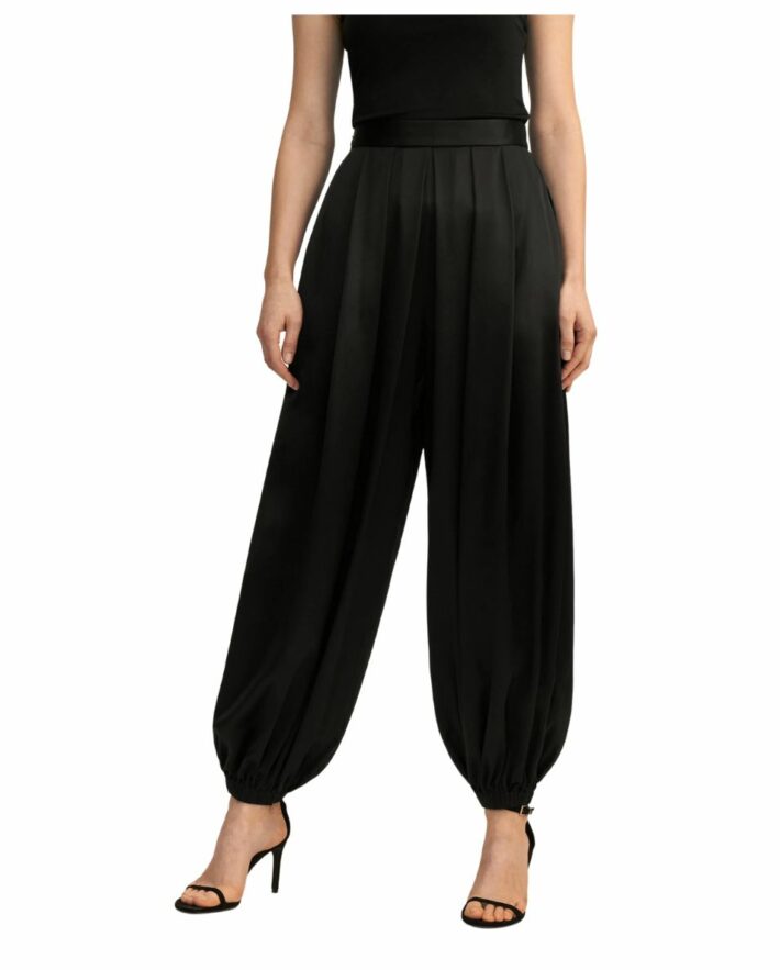 Nerium Silk Pleated Relaxed Pants from Lilysilk. 