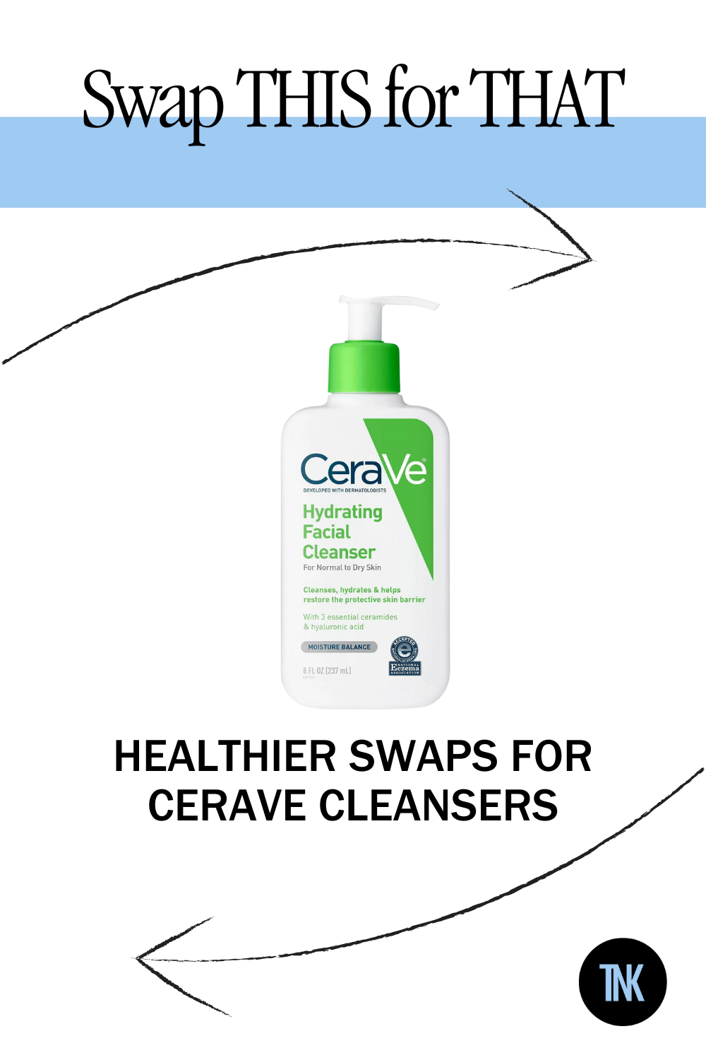 bottle of cerave cleanser