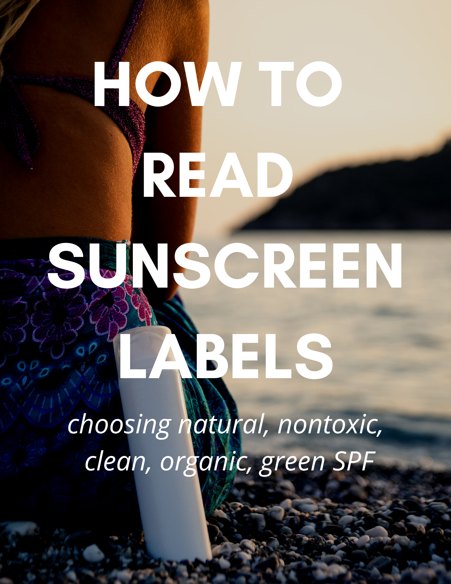 how to read sunscreen labels graphic