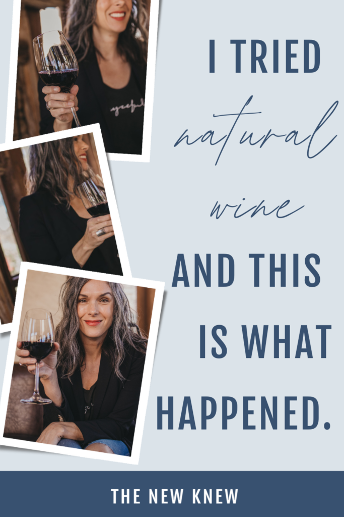 A trio of photos of a woman with red wine.