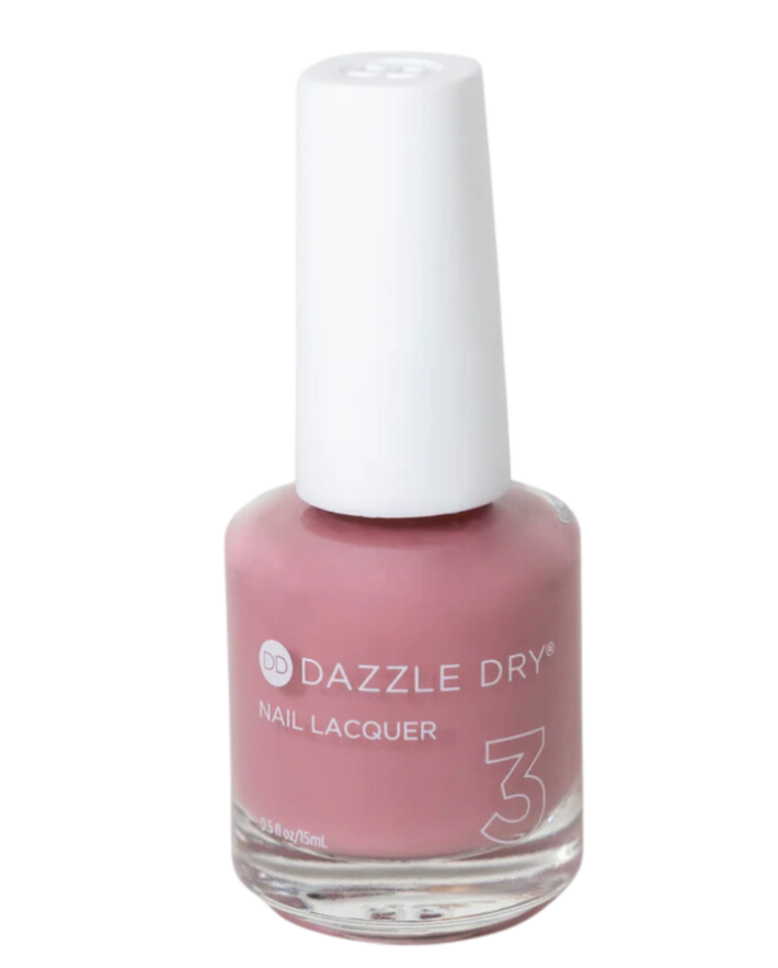 Dazzle Dry Less is Mauve nail polish.