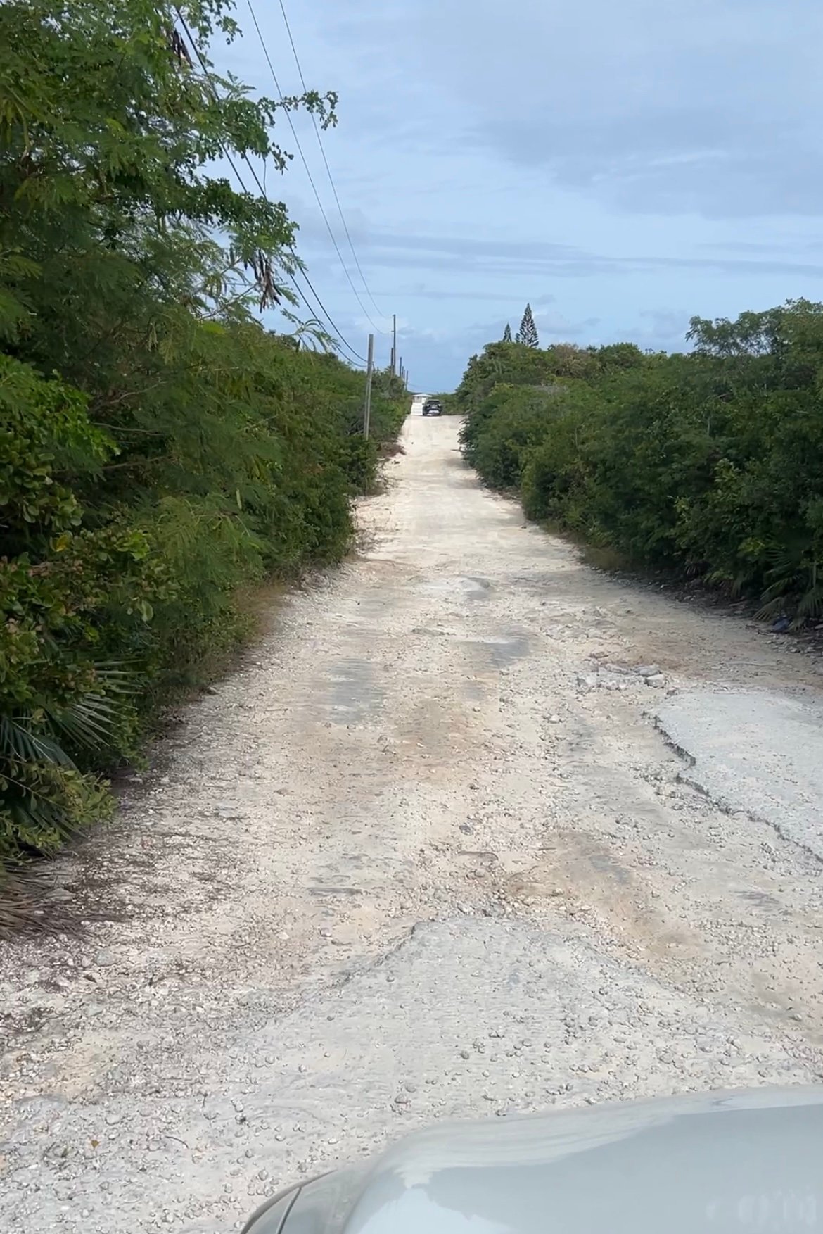 The road to the tropic of Cancer Beach.