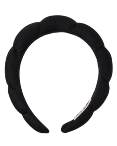 A black headband.
