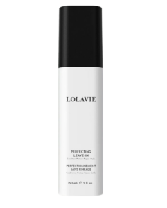 A bottle of LolaVie Perfecting Leave-In