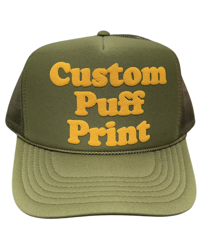Custom trucker hats.